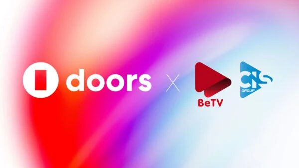 DOORS, BeTV and CIS Group partnership announcement.